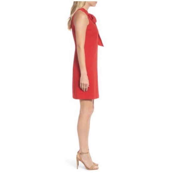 Vince Camuto Red Bow Neck Halter dress NWT - Picture 3 of 13